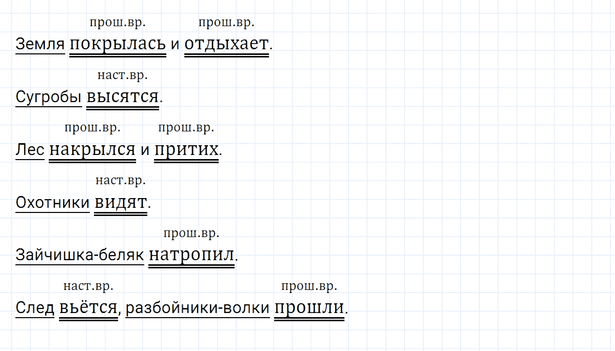 Упражнение номер 95 из ГДЗ к рабочей тетради часть 2 по русскому языку 3 класс Климанова, Бабушкина