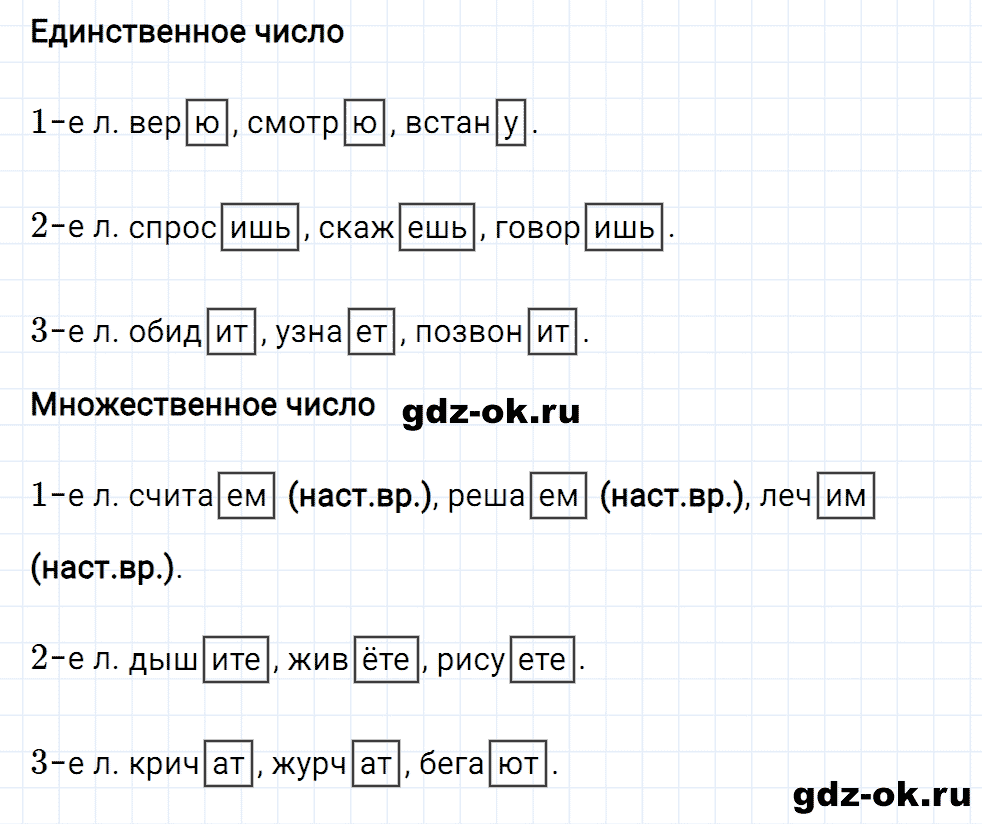Упражнение номер 104 страница 47 из ГДЗ к рабочей тетради часть 2 по русскому языку 4 класс Канакина