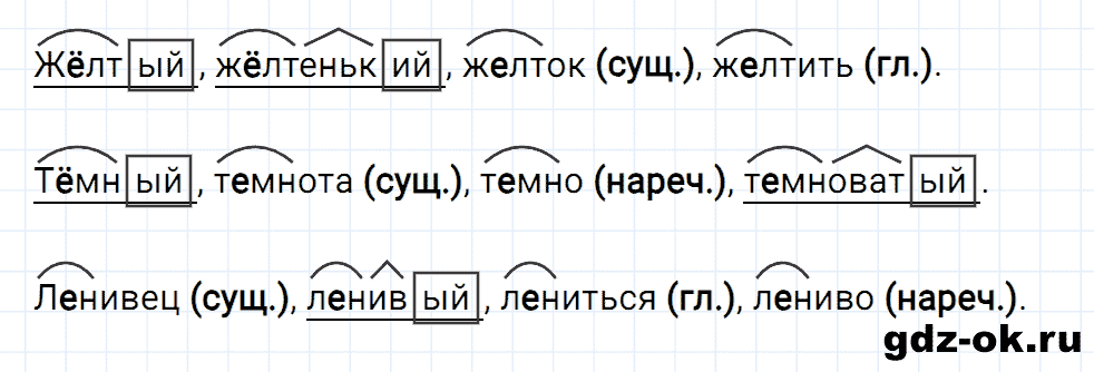 Упражнение номер 4 страница 4 из ГДЗ к рабочей тетради часть 2 по русскому языку 4 класс Канакина