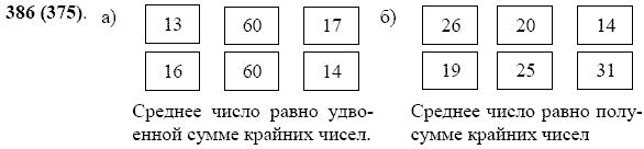 Задание номер 386 из ГДЗ по математике 5 класс Виленкин, Жохов, Чесноков