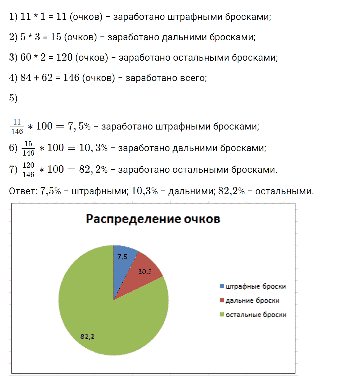 Номер 4 домашние контрольные работы, работа №8 из ГДЗ по математике 6 класс Зубарева, Мордкович