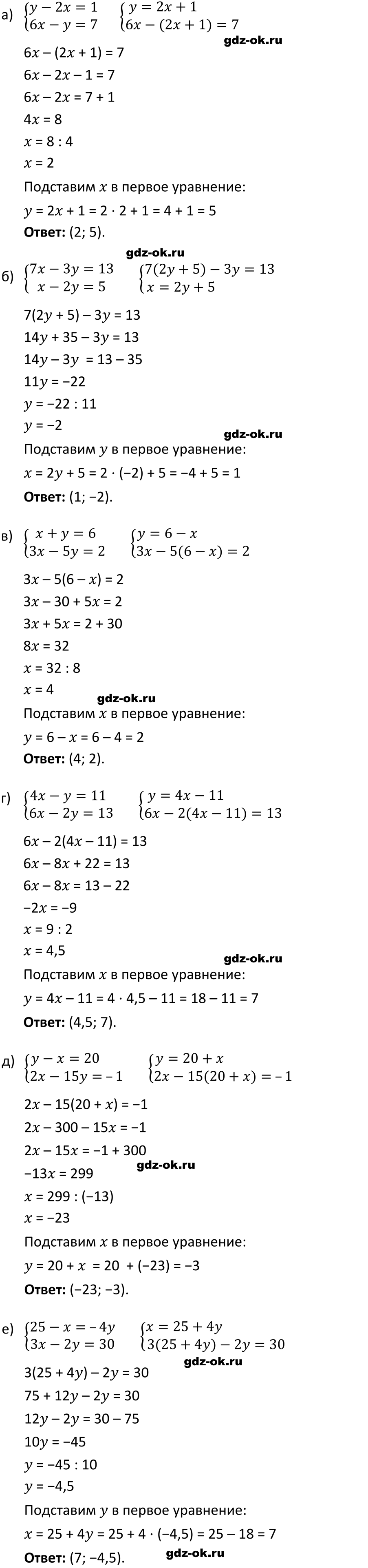 ГДЗ, решение номера 1085 стр. 215 из учебника по алгебре 7 класс Макарычев, Миндюк 2023-2025