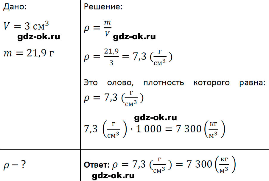 ГДЗ, решение номера 6 упражнение 12 из учебника по физике 7 класс Перышкин, Иванов 2023-2026