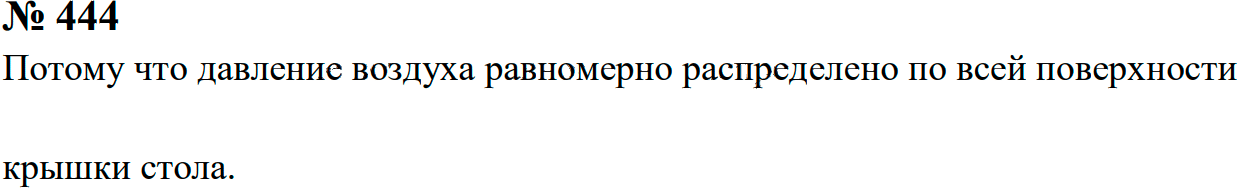 Задание номер 444 из ГДЗ к сборнику задач по физике 7-9 класс Перышкин
