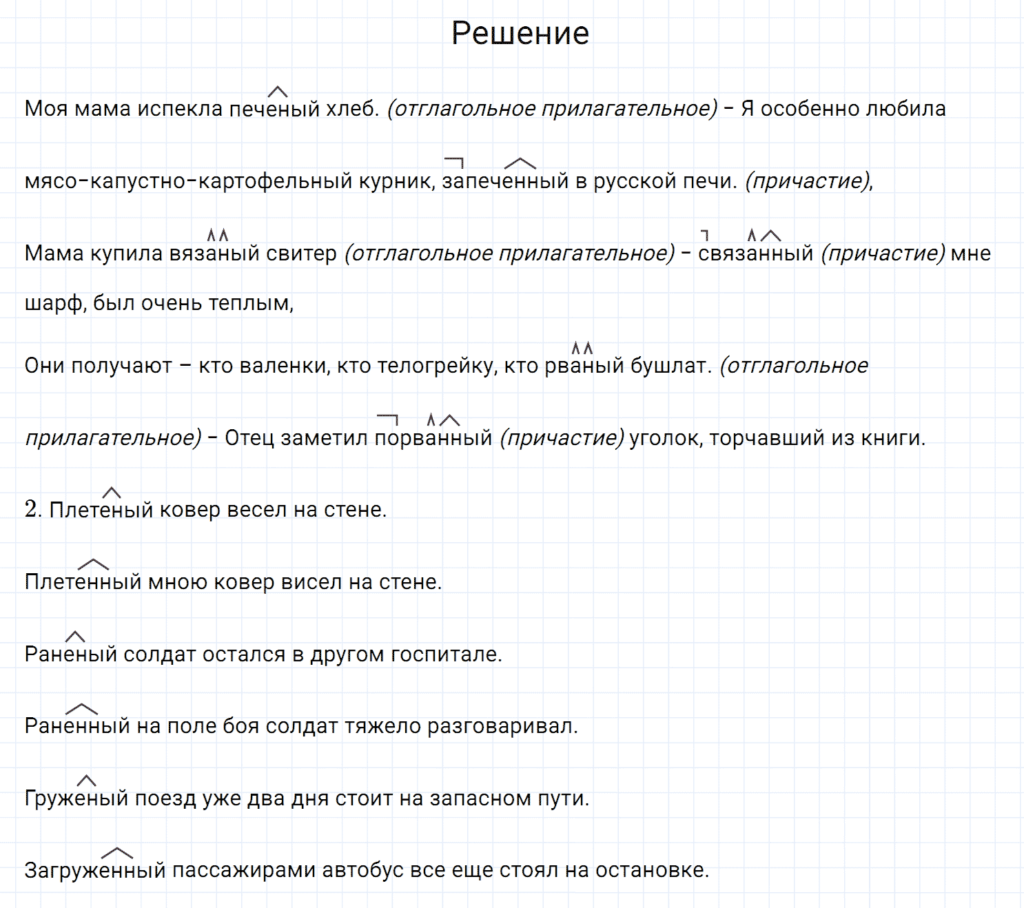 Упражнение номер 254 из ГДЗ по русскому языку 7 класс Разумовская, Львова