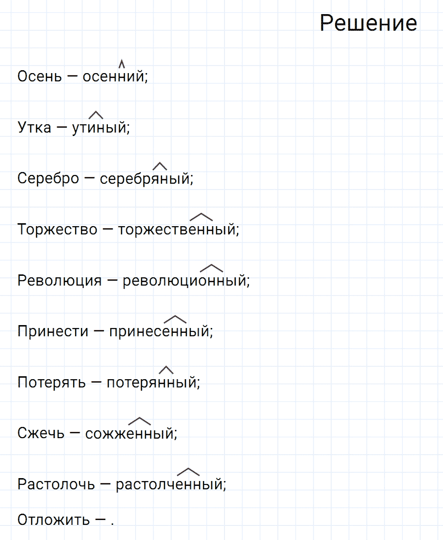 Упражнение номер 258 из ГДЗ по русскому языку 7 класс Разумовская, Львова