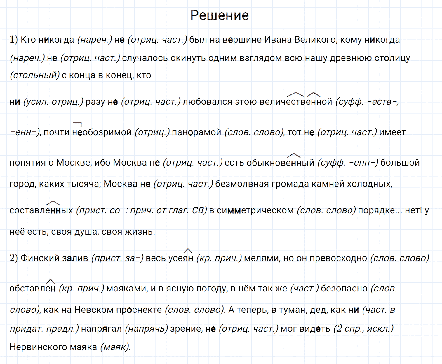 Упражнение номер 516 из ГДЗ по русскому языку 7 класс Разумовская, Львова