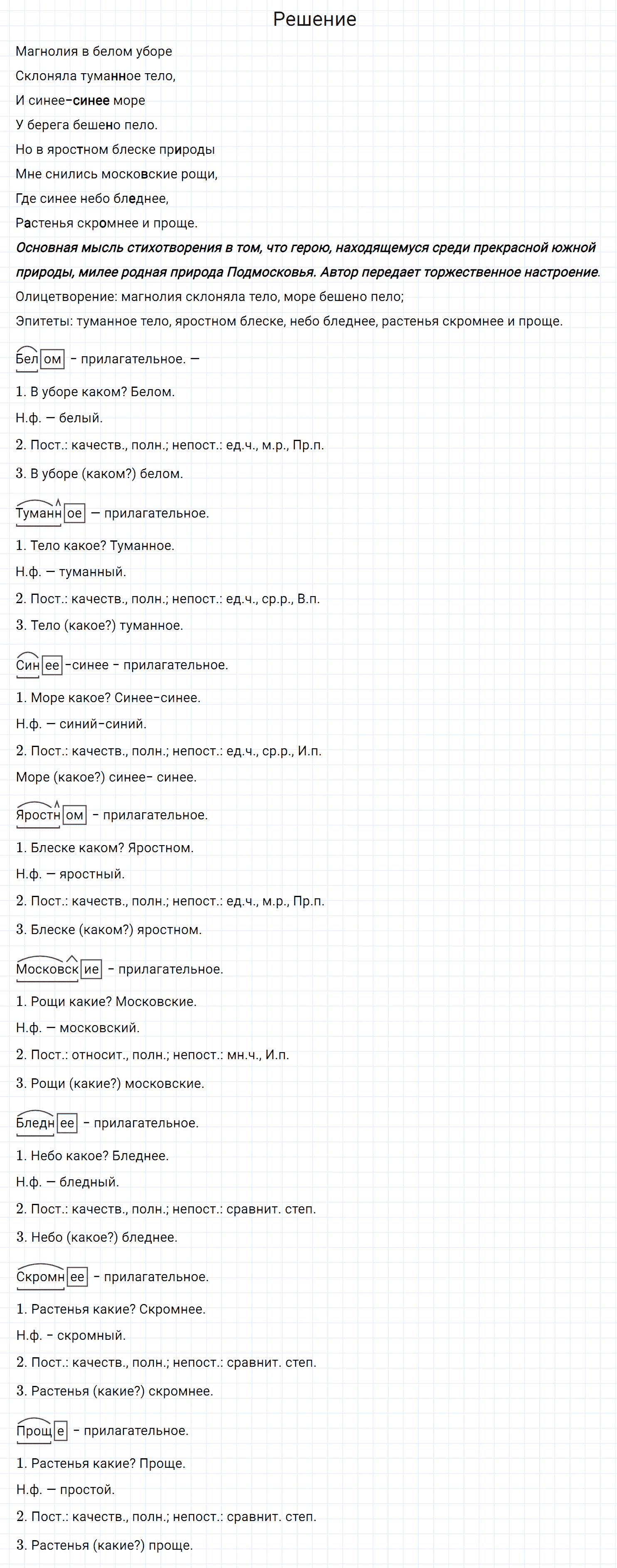 Упражнение номер 632 из ГДЗ по русскому языку 7 класс Разумовская, Львова