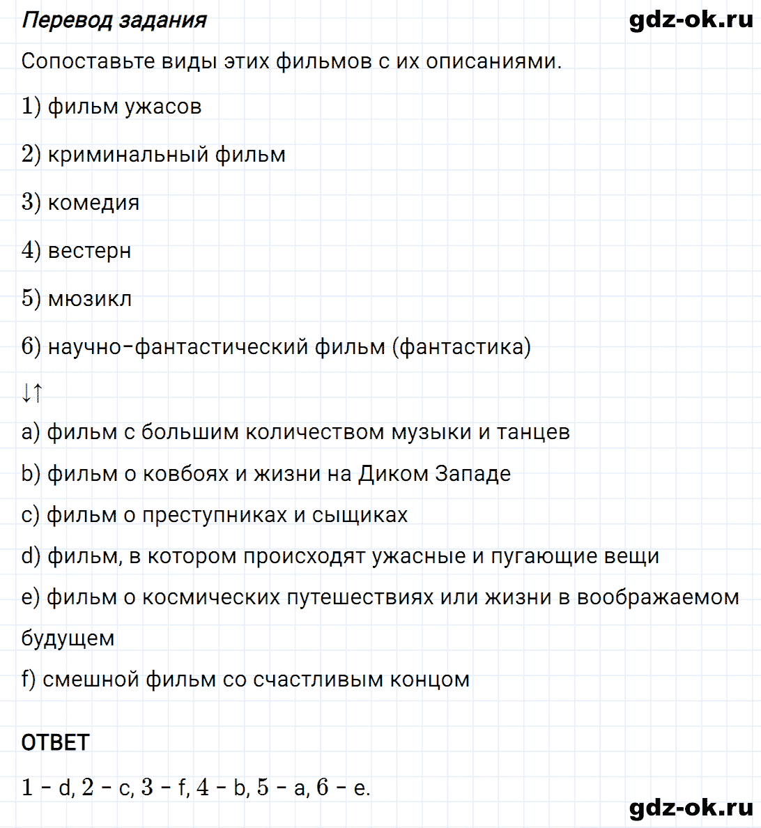 Задание 8 unit 3 step 4 часть 2 из ГДЗ по английскому языку 8 класс Афанасьева, Михеева