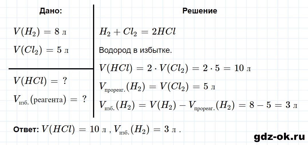Задание номер 8-18 к главе 8 из ГДЗ по химии 8 класс Кузнецова, Левкин задачник