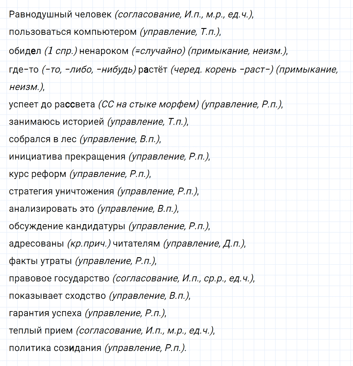 Упражнение номер 64 из ГДЗ по русскому языку 8 класс Тростенцова, Ладыженская