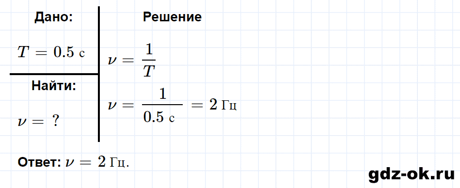 ГДЗ, решение упр. 24 номер 3 из учебника по физике 9 класс Перышкин, Гутник 2014-2017