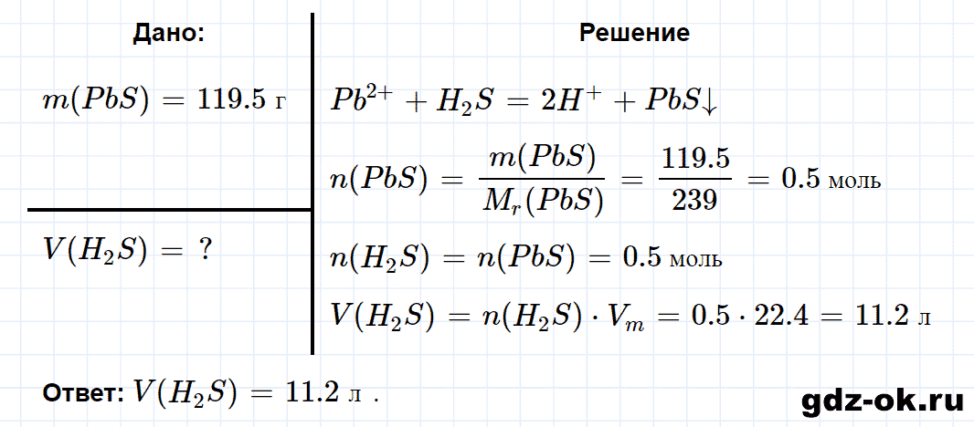 Задание номер 6 к параграфу 22 из ГДЗ по химии 9 класс Кузнецова, Титова, Гара